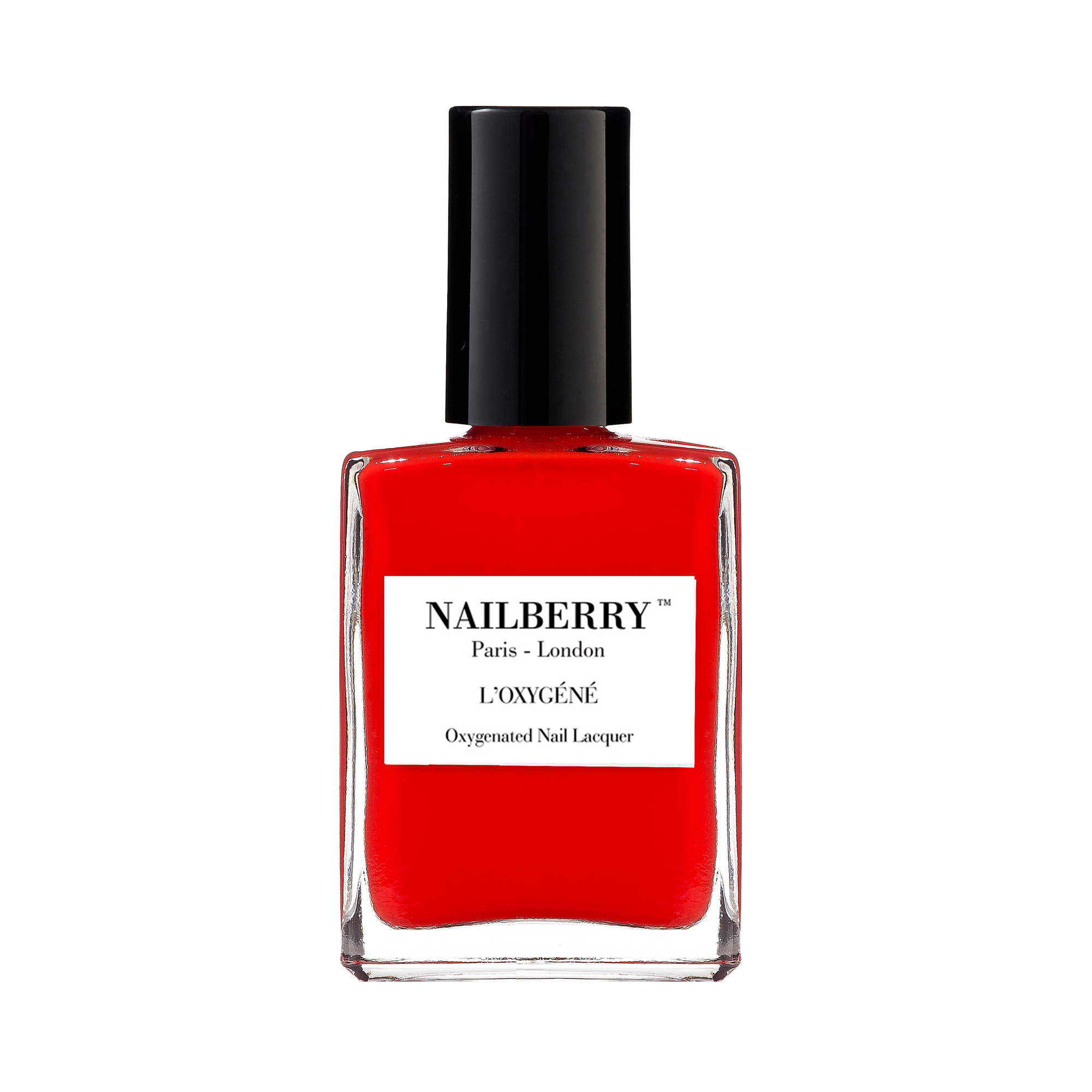 Nailberry Cherry Cherie Oxygenated bright red orange 15ml (halal/vegan)