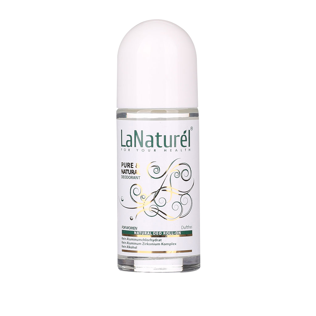 LaNaturel Roll-On Deodorant Woman Fragrance free 50ml (halal/vegan)