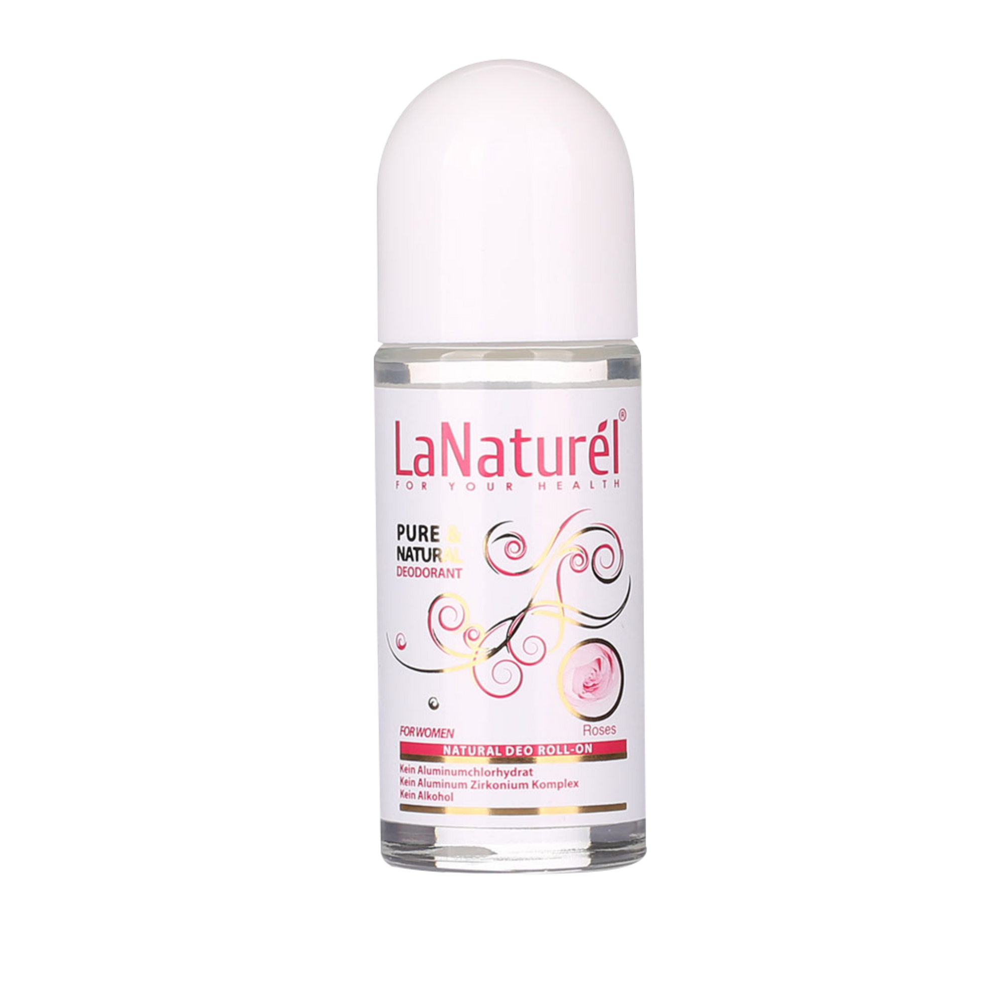 LaNaturel Roll-On Deodorant Woman Rose 50ml (halal/vegan)