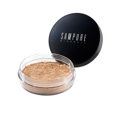 Sampure Minerals Instant Glow Mineral Loose Setting Powder Golden (halal/vegan)